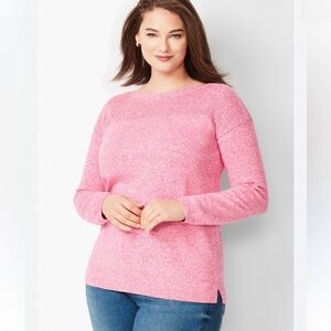 NWT Talbots Women's Pink Sweater 1X
